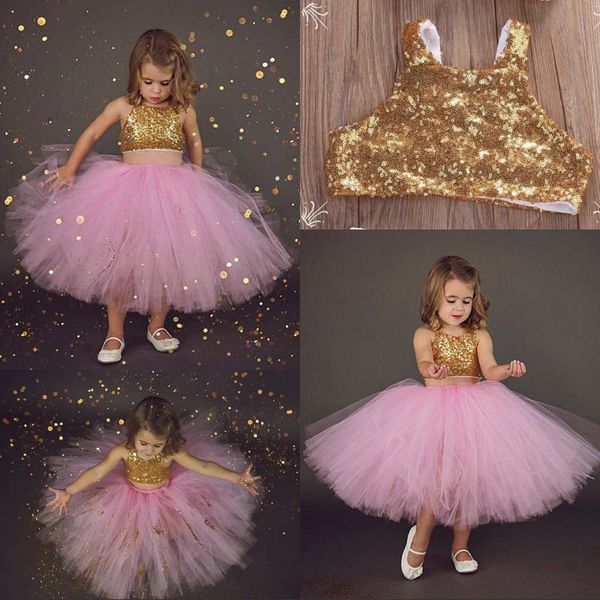 lovely two-pieces girls birthday outfit with tulle skirt sparkly golden sequins pink tutu flower girl dress for weddings kids formal wear, White;blue
lovely two-pieces girls birthday outfit with tulle skirt sparkly golden sequins pink tutu flower girl dress for weddings kids formal wear, White;blue