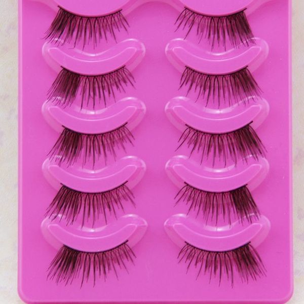 5 pairs handmade false eyelashes transparent stems half crisscross messy fake eyelashes daily nude lashes stage makeup tools
5 pairs handmade false eyelashes transparent stems half crisscross messy fake eyelashes daily nude lashes stage makeup tools
