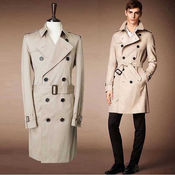 new winter fashion double-breasted dust coat men temperament cultivate one's morality #1354, Tan;black
new winter fashion double-breasted dust coat men temperament cultivate one's morality #1354, Tan;black