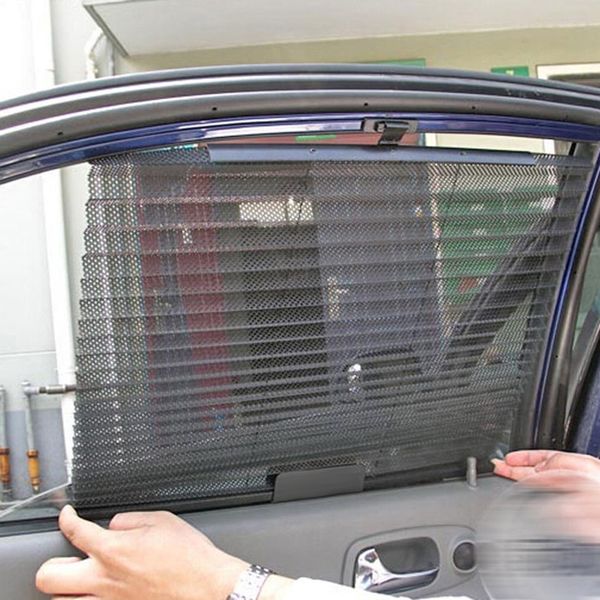 

car window sunshade curtain black side rear window mesh visor shield 60cm x 46cm car side windshield solar protection for summe