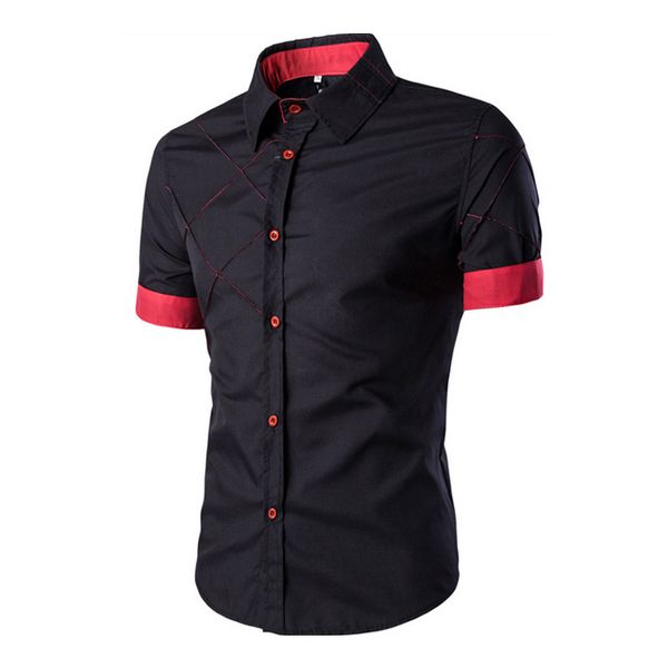 wholesale- men's new selling short sleeve shirt is the joker of business of cultivate one's morality ladies shirts, White;black
wholesale- men's new selling short sleeve shirt is the joker of business of cultivate one's morality ladies shirts, White;black