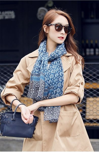 2016 new south korean cotton burst models bohemia style scarf female long scarf 7 colors available for sale, Blue;gray
2016 new south korean cotton burst models bohemia style scarf female long scarf 7 colors available for sale, Blue;gray