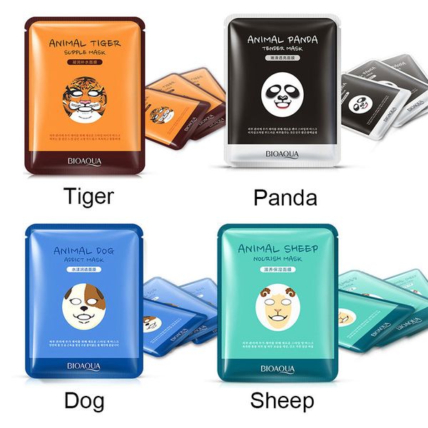 bioaqua skin care sheep/panda/dog/tiger four types optional facial mask moisturizing oil control cute animal face masks
bioaqua skin care sheep/panda/dog/tiger four types optional facial mask moisturizing oil control cute animal face masks