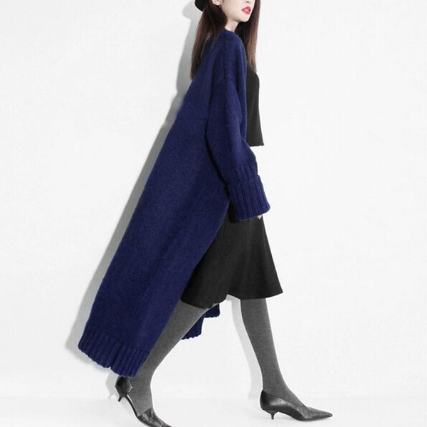 wholesale-100% real cashmere sweater blend long cardigans fashion female handmade super coat tfp716, White;black
wholesale-100% real cashmere sweater blend long cardigans fashion female handmade super coat tfp716, White;black