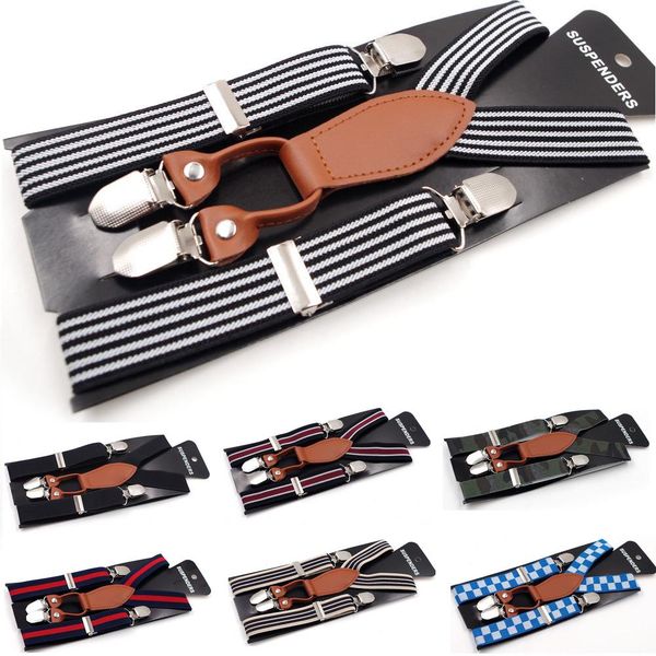 2017 new kids boys girls stripe suspender clip children mix style leather elastic pants folder rainbow strape fashion brace, Black;white
2017 new kids boys girls stripe suspender clip children mix style leather elastic pants folder rainbow strape fashion brace, Black;white