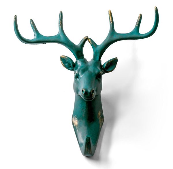 deer head single wall hook / hanger animal shaped coat hat hook heavy duty, rustic,recycled, decorative gift , rustic bronze color
deer head single wall hook / hanger animal shaped coat hat hook heavy duty, rustic,recycled, decorative gift , rustic bronze color