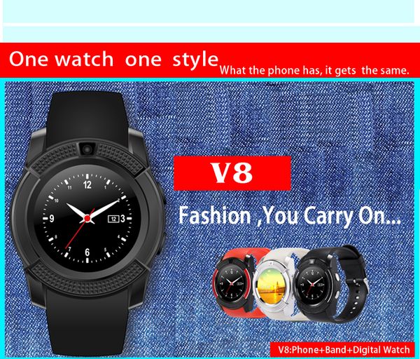 v8 smart watch wristband phone bluetooth 3.0 ips hd full circle display mtk6261d smart watch for android system with box
v8 smart watch wristband phone bluetooth 3.0 ips hd full circle display mtk6261d smart watch for android system with box