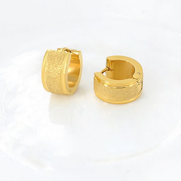 european style stainless steel ear clip matt silver gold black titanium earrings men and women fashion jewelry efe045, Golden;silver
european style stainless steel ear clip matt silver gold black titanium earrings men and women fashion jewelry efe045, Golden;silver