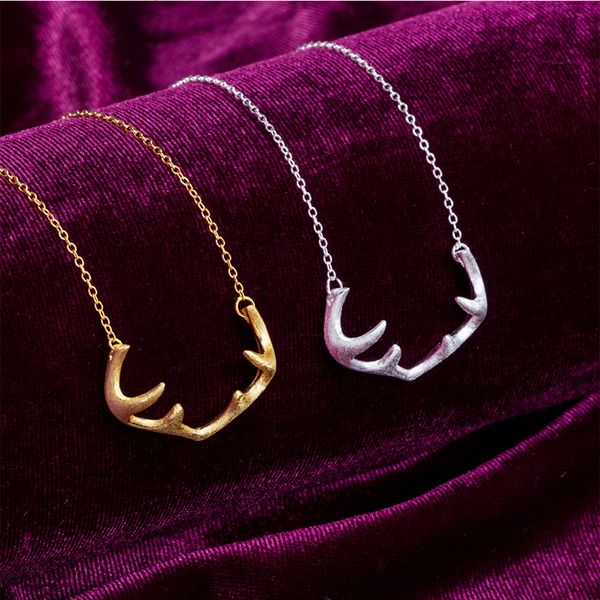 brand new 925 sterling silver jewelry hand-made designer gold and silver colors antler pendant necklaces for women wedding birthday
brand new 925 sterling silver jewelry hand-made designer gold and silver colors antler pendant necklaces for women wedding birthday