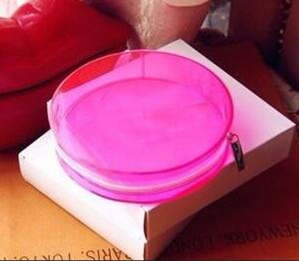 5pcs/lot C fashion Red Transparent Around shape waterproof zipper bag with gift ibox famous beauty cosmetic case luxury makeup organizer
5pcs/lot C fashion Red Transparent Around shape waterproof zipper bag with gift ibox famous beauty cosmetic case luxury makeup organizer