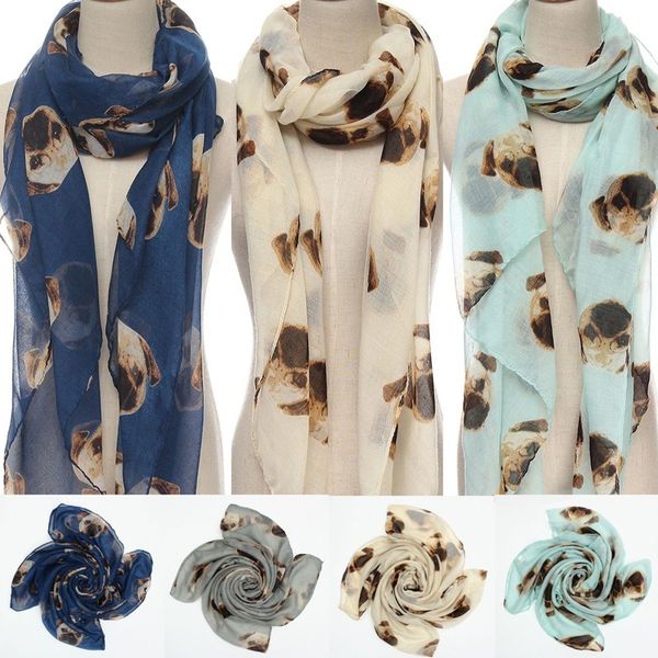 wholesale- 1 pc sell large women winter warm animal pugs dog print wrap scarf shawl stole accessories, Blue;gray
wholesale- 1 pc sell large women winter warm animal pugs dog print wrap scarf shawl stole accessories, Blue;gray