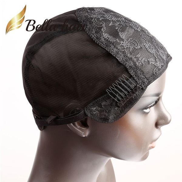 bella hair professional glueless double lace caps for making wig with adjustable straps and combs swiss lace black brown s m l
bella hair professional glueless double lace caps for making wig with adjustable straps and combs swiss lace black brown s m l
