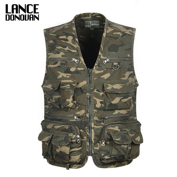 wholesale- camouflage tactical vest men army multi pocket travel pgraphy vests, Black;white
wholesale- camouflage tactical vest men army multi pocket travel pgraphy vests, Black;white