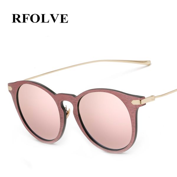 wholesale-rfolve newly round women sun glasses fashion brand design imitation wood frame sun glasses masculino uv400, White;black
wholesale-rfolve newly round women sun glasses fashion brand design imitation wood frame sun glasses masculino uv400, White;black