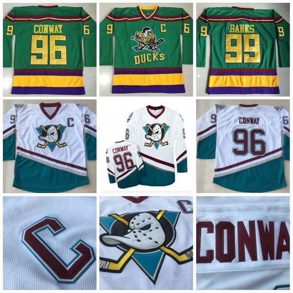 #96 Charlie Conway #99 Adam Banks Mighty Ducks Hockey Jerseys Moive Men All Stitched Ducks Hockey Jerseys Free Shipping
#96 Charlie Conway #99 Adam Banks Mighty Ducks Hockey Jerseys Moive Men All Stitched Ducks Hockey Jerseys Free Shipping