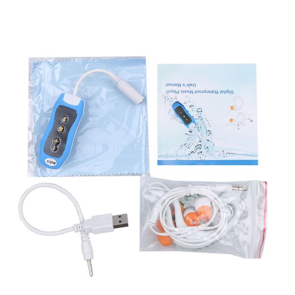 

Оптово-высокое качество 4GB плавание дайвинг водонепроницаемый MP3-плеер Спорт Mini Cl