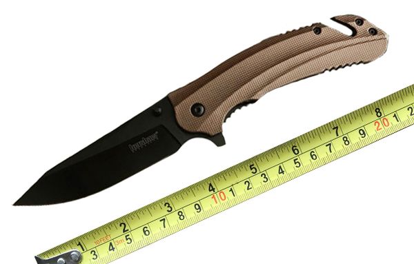 

Top Funtion Kershaw Barricade Emergency Rescue Pocket Knife With Cord Cutter Outdoor Survival Tactical Knives Hunting Gear Gift B755L