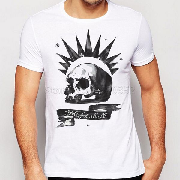 wholesale- 2017 new arrivals men's fashion misfit skull design t shirt hipster customize printed short sleeve tees, White;black
wholesale- 2017 new arrivals men's fashion misfit skull design t shirt hipster customize printed short sleeve tees, White;black