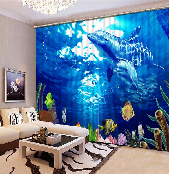 customize size modern fashion window curtains ocean dolphin 3d window curtains for bedding room
customize size modern fashion window curtains ocean dolphin 3d window curtains for bedding room