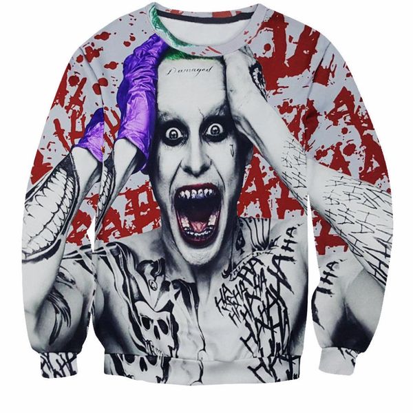 wholesale- men 3d sweatshirts harajuku print suicide squad joker hoodies crewneck long sleeve sweat suit pullover hoodie, Black
wholesale- men 3d sweatshirts harajuku print suicide squad joker hoodies crewneck long sleeve sweat suit pullover hoodie, Black