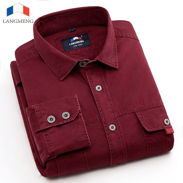 wholesale- langmeng new 100% cotton brand outwear shirts men breathable tactical shirt summer long sleeve casual shirts camisa masculina, White;black
wholesale- langmeng new 100% cotton brand outwear shirts men breathable tactical shirt summer long sleeve casual shirts camisa masculina, White;black
