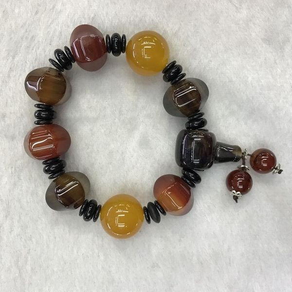 charm agate bracelets trendy exquisite handmade precious beaded elastic precious id bracelets for men's wrist fashion jewelry strands, Black
charm agate bracelets trendy exquisite handmade precious beaded elastic precious id bracelets for men's wrist fashion jewelry strands, Black