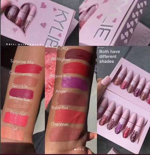 makeup lip gloss kylie the birthday collection matte liquid lipstick 6pcs/set i want it all by kylie jenner dhl
makeup lip gloss kylie the birthday collection matte liquid lipstick 6pcs/set i want it all by kylie jenner dhl
