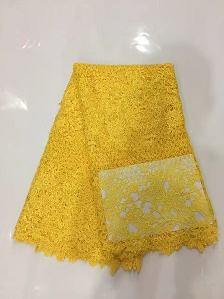 5y/pc wonderful yellow flowers design african water soluble lace embroidery french mesh cord lace for clothes rw17-6, Black;white
5y/pc wonderful yellow flowers design african water soluble lace embroidery french mesh cord lace for clothes rw17-6, Black;white