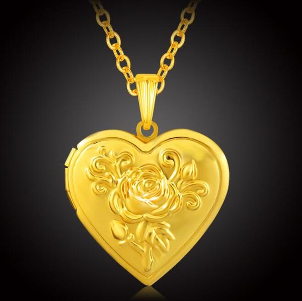 18k rose flower heart pendant necklace 18k real gold platinum plated fashion women jewelry perfect valentine gift for love, Silver
18k rose flower heart pendant necklace 18k real gold platinum plated fashion women jewelry perfect valentine gift for love, Silver