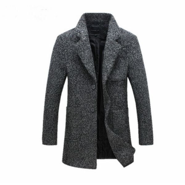 new fashion long trench coat men winter mens overcoat 40% wool thick trench coat male jacket ing, Black
new fashion long trench coat men winter mens overcoat 40% wool thick trench coat male jacket ing, Black