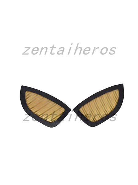 rubber lenses for original movie the amazing spider-man costume, Black;red 
rubber lenses for original movie the amazing spider-man costume, Black;red