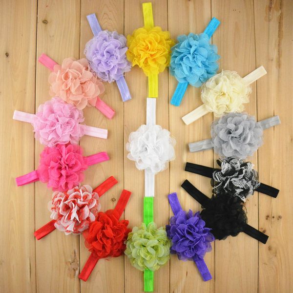 free shipping 15pcs/lot Baby Infant Gauze Flower Headbands Elastic Hair Band Fabric Cute Soft Lovely Headwear headband for baby FD72 
free shipping 15pcs/lot Baby Infant Gauze Flower Headbands Elastic Hair Band Fabric Cute Soft Lovely Headwear headband for baby FD72