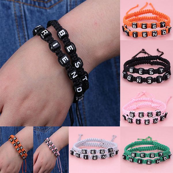 fashion bracelet wristband men women popular hand woven bracelets adjustable letter hand rope friends bracelet wx-b13, Golden;silver
fashion bracelet wristband men women popular hand woven bracelets adjustable letter hand rope friends bracelet wx-b13, Golden;silver