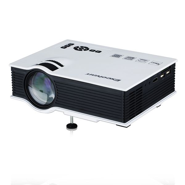 Wholesale-Excelvan UC40 800 Lumens Portable Mini LED Projector Multimedia Home Cinema Theater 800*480RGB USB/AV/SD/HDMI 3.5mm Audio out EU