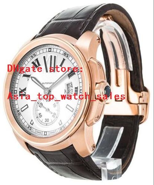 factory direct sale 18k pink gold alibre automatic watch white dial dial large mens watcheswristwatches, Slivery;brown
factory direct sale 18k pink gold alibre automatic watch white dial dial large mens watcheswristwatches, Slivery;brown