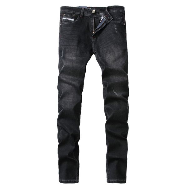 wholesale- 2017 spring new arrival good quality black denim men basic style straight jeans for men moustache rip biker jeans 29-40, Blue
wholesale- 2017 spring new arrival good quality black denim men basic style straight jeans for men moustache rip biker jeans 29-40, Blue