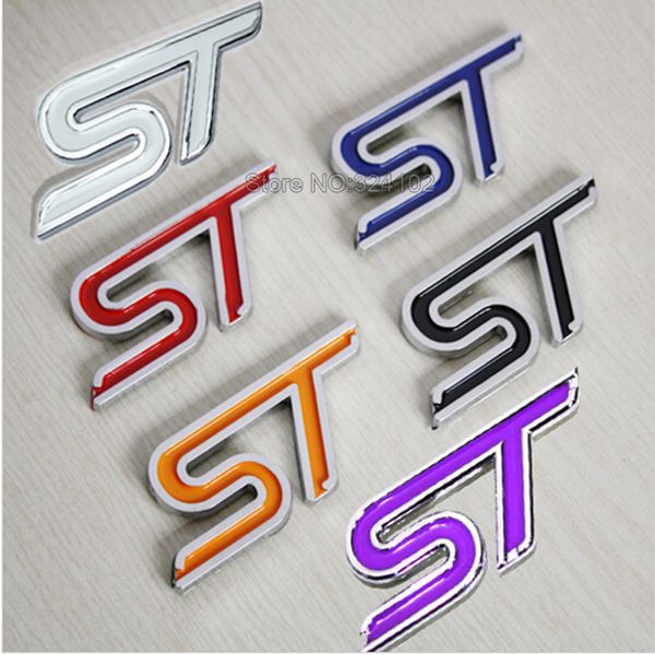 st abs chrome color sticker emblem badges red blue yellow black mix 
st abs chrome color sticker emblem badges red blue yellow black mix