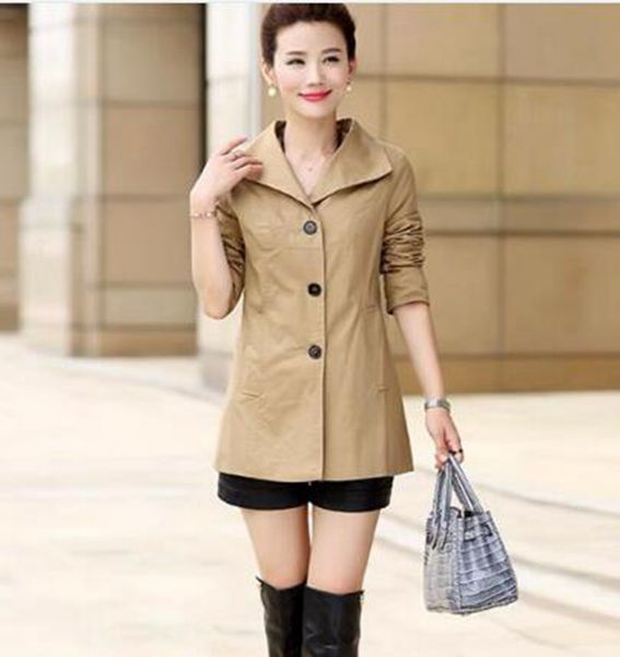 women in the spring and autumn new han edition cultivate one's morality suit pure color big yards trench coat / -3xl, Tan;black
women in the spring and autumn new han edition cultivate one's morality suit pure color big yards trench coat / -3xl, Tan;black