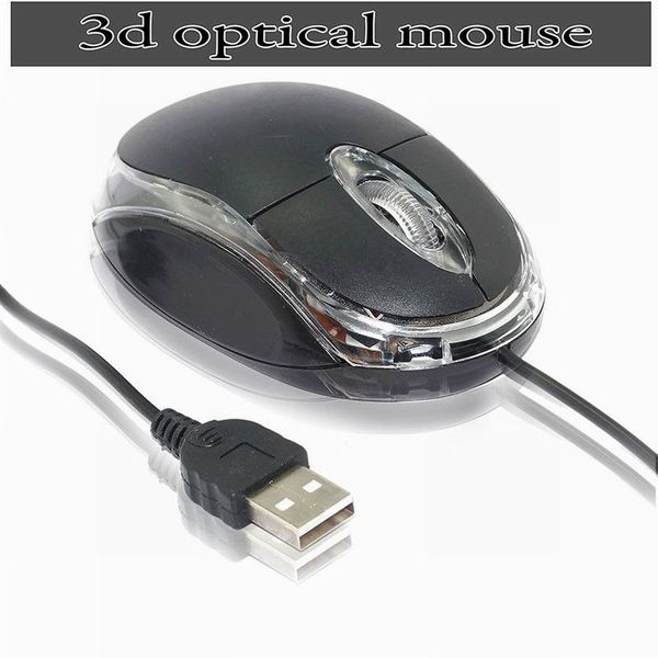 

Новый черный USB 3D оптический прокрутки колеса мини-мышь для портативных ПК
