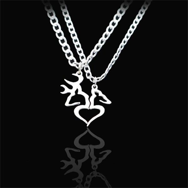 valentine day women deer heart pendant alloy necklace cute design link chain trendy necklaces jewelry, Silver
valentine day women deer heart pendant alloy necklace cute design link chain trendy necklaces jewelry, Silver