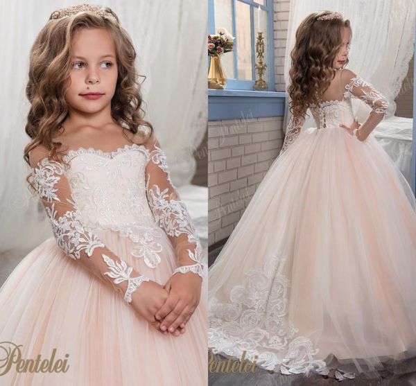 princess vintage beaded arabic 2017 flower girl dresses long sleeves sheer neck child dresses beautiful flower girl wedding dresses, White;blue
princess vintage beaded arabic 2017 flower girl dresses long sleeves sheer neck child dresses beautiful flower girl wedding dresses, White;blue
