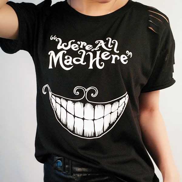 wholesale- 15 color new style 2017 fashion women t-shirt harajuku alice in wonderland cat mike print female t-shirt o-neck tees women, White
wholesale- 15 color new style 2017 fashion women t-shirt harajuku alice in wonderland cat mike print female t-shirt o-neck tees women, White