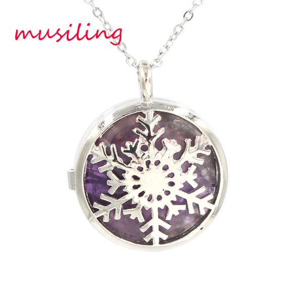 openwork snowflake locket pendants necklace natural gem stone pendant turquoise lapis lazuli etc stone bead charms fashion jewelry for women, Silver
openwork snowflake locket pendants necklace natural gem stone pendant turquoise lapis lazuli etc stone bead charms fashion jewelry for women, Silver