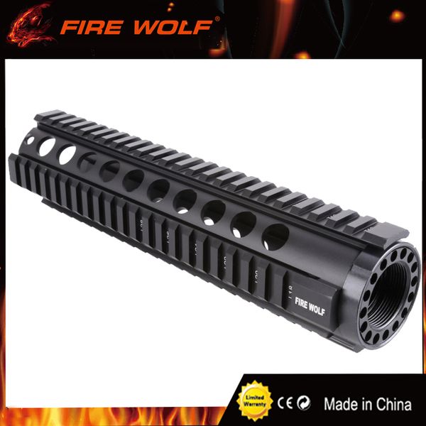 FIRE WOLF Tactical T-Series 4/15 Free Float 10 Inch Handguard Quad Rail Mount for AR-15 M4
FIRE WOLF Tactical T-Series 4/15 Free Float 10 Inch Handguard Quad Rail Mount for AR-15 M4