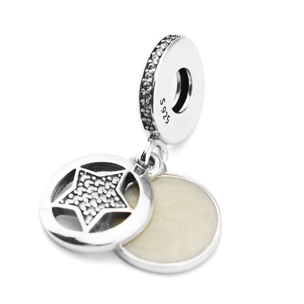 pandulaso friendship star dangle charm fits pandora charms bracelets woman diy beads for jewelry making authentic 925 sterling silver, Black
pandulaso friendship star dangle charm fits pandora charms bracelets woman diy beads for jewelry making authentic 925 sterling silver, Black