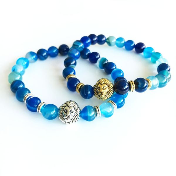 new fashion natural stone beads bracelets lava lion head yoga beaded jewelry ing, Black
new fashion natural stone beads bracelets lava lion head yoga beaded jewelry ing, Black