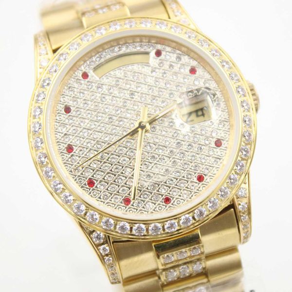 luxury president men watch day date fashion luxury men wrist watches automatic diamond bezel men's watches stainless, Slivery;brown
luxury president men watch day date fashion luxury men wrist watches automatic diamond bezel men's watches stainless, Slivery;brown