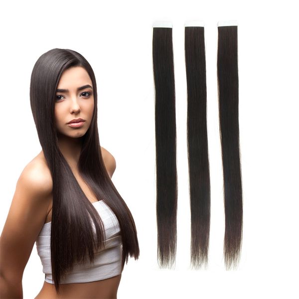 elibesstape in human hair extensions 2.5g/strand brazilian remy human hair tape extensions #60#613#22#18#27#2 available 40 pieces, Black
elibesstape in human hair extensions 2.5g/strand brazilian remy human hair tape extensions #60#613#22#18#27#2 available 40 pieces, Black