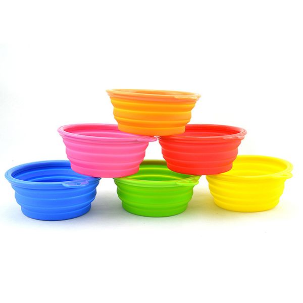 portable fashion pet silicone collapsible feeding feed water feeders foldable dog cat travel food bowls dish 6 colors
portable fashion pet silicone collapsible feeding feed water feeders foldable dog cat travel food bowls dish 6 colors