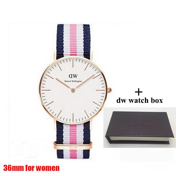 2018 famous brand Daniel women mens WATCHes fashion nylon strap style 36mm rose gold ladies watches with gift box relojes
2018 famous brand Daniel women mens WATCHes fashion nylon strap style 36mm rose gold ladies watches with gift box relojes